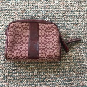 Coach makeup bag